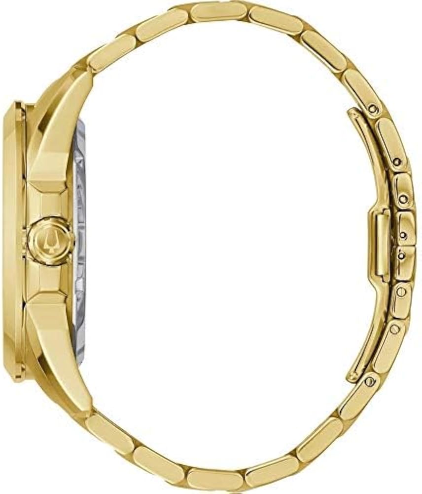 Amazon.com: Bulova Men's Sutton Chronograph Automatic Gold-Tone