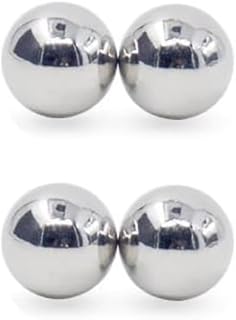 Non-Piercing Nipple Rings, Fake Nipple Bar Orb, False Breast Clamps for Women Non-Piercing Metal Stimulator Nipples Clips 4PCS