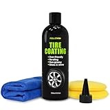 FOLLOWIN User Friendly Ceramic Tire Coating,Shine Tire Dressing,Tire Coat Spray Safe on Rubber,Vinyl and Plastic