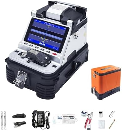 Signal Fire Ai-20 Fusion Splicer - High-Precision One-Step Fiber Cutter, Integrated Optical Splicer & 3 in 1 Fiber Holder with VFL and OPM Function