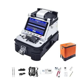 Signal Fire AI-20 Fusion Splicer - High-Precision One-Step Fiber Cutter with VFL and OPM