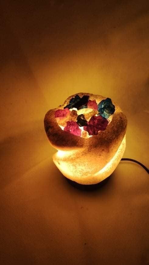 Natural Salt Lamp made in Siwa Oasis South Egypt Crafted by Egyptian Hands-Natural air purification-Neutralize the positive ions