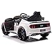 Moderno Kids Ford Mustang GT 24V Power Children Ride-On Car with R/C Parental Remote + EVA Foam Rubber Wheels + Leather Seat + Bluetooth MP3 FM Radio Music Player + LED Lights + Car Cover + Floor Mats