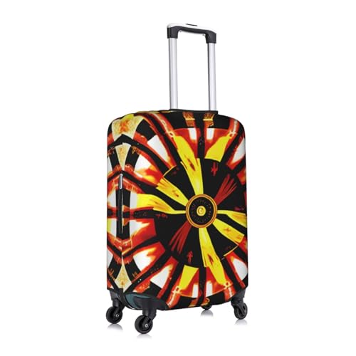 Burning Totem Suitcase Cover Luggage Protective Case High Elasticity Material For Travelers3