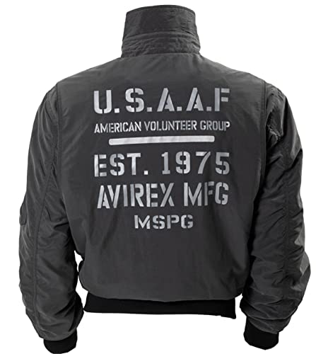 [MS.PG] A2K1002 AVIREX CWU-36P WIND BREAK FLIGHT JACKET ArbNX EChuCNtCg oCNWPbg (L, ubN)