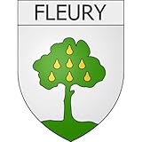 Fleury 11 ville Stickers blason autocollant adhésif - Taille : 17 cm