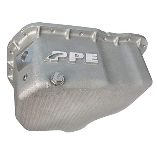 PPE High-Capacity Cast Aluminum Deep Engine Oil Pan (Raw) 114052000 Compatible with 2001-2010 Chevy/GMC 6.6L Duramax Diesel