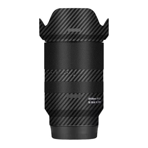 Autocollant Tamron 17-70 F2.8 Sony film protection vinyle noir carbone