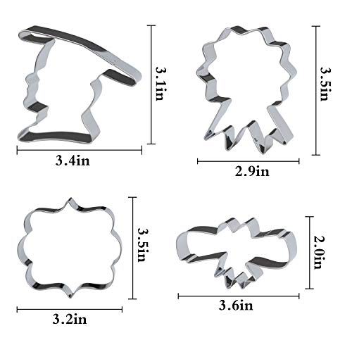 Men Graduation Cookie Cutter Cake Mould 8-Piece Set With Graduation Cap,Diploma, Star, Gown, Medal, Plaque Frame, Flower,Male Graduate #TOP2