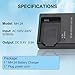 MH-24 Battery Quick Charger compatible with nikon D3100 D3200 D3300 D3400 D3500 D5100 D5200 D5300 D5500 D5600 DF Coolpix P7000 P7100 P7700 P7800 digital SLR cameras. Charges EN-EL14 EN-EL14A batteries