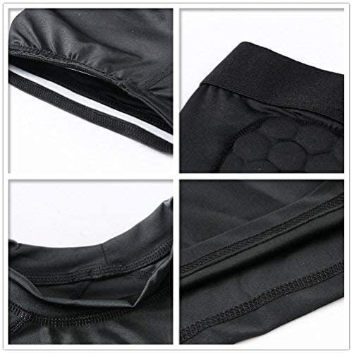 Mens Football Padded Shirt Chest Rib Protector Undershirt for Football Baseball Softball Rugby - Image 9