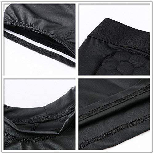 Tuoyr Padded Compression Shirt Chest Protector Undershirt For Football Soccer Paintball Shirt Black #TOP7