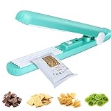 Food Bag Heat Sealer Handheld, Portable Mini Sealing Machine for Bag Food Storage, Double Smart Swit