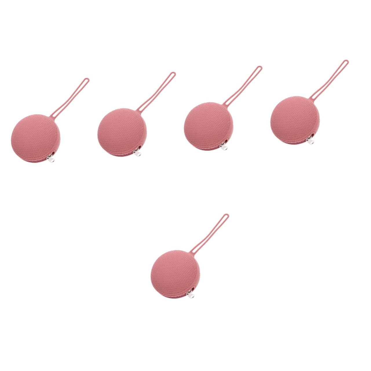 minkissy 5 Pièces de rangement boite de rangement boîte de rangement clé organisateur de poussette Sucettes pochette pour tétine étui à tétine pour le voyage Gel de silice rose