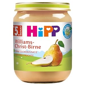 HiPP Früchte Williams-Christ-Birne, 6er Pack (6 x 125 g)