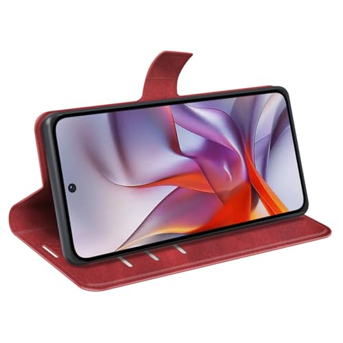 Housse Moto G 2025 avec fermeture magnétique et porte-cartes