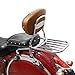 Backrest Sissy Bar Luggage Rack Fit for 2022 Indian Pursuit Limited/Dark Horse/Challenger/Chieftain Dark Horse Icon