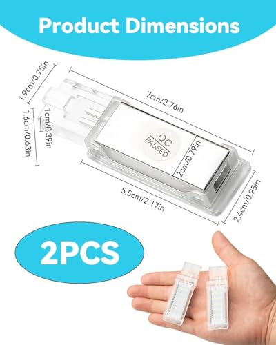 GEU 2Pcs White Car Footwell Lights for VW Golf MK5 Mk6 Mk7 Mk7.5 Door Interior Auto Foot Space Light 12V DC 6000K 3W 3528 Smd LED OEM Replacement Waterproof Accessories Lifespan 50,000 Hours - Image 5