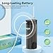 WellLeo Mini Water Flosser for Teeth,Travel Dental Flosser Picks, Portable Oral Irrigator with Telescopic Water Tank, 5 Modes IPX7 Waterproof Tooth Flosser for Brace, Sensitive Teeth, with Storage Bag