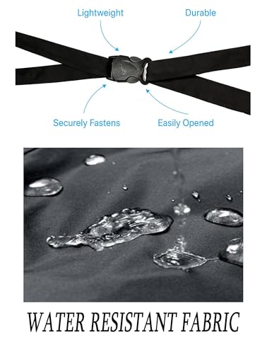 Image of All Season Protection Bike Cover for Activa 6G 5G 4G 3G 125 H-Smart Activa 125 110 New BS6 Scooty Bike Cover with Water-Resistant and Dust Proof Premium 190T Fabric Entire Black