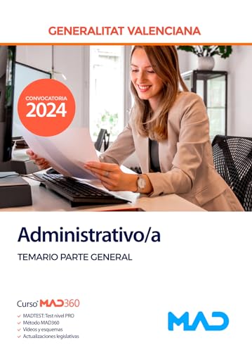 Cuerpo Administrativo de la Generalitat Valenciana. Temario Parte General