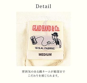 glad hand ロンT セット　サイズM Amazon | グラッドハンド 25 Tシャツ メンズ 長袖 ロンT クルー