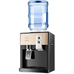 Freestanding Mains Fed Unit Floor Standing Water Cooler, Cold and Warm Dual Function Water Dispenser,001