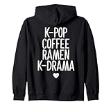 K-Pop Coffee Ramen K-Drama KPop Zip Hoodie