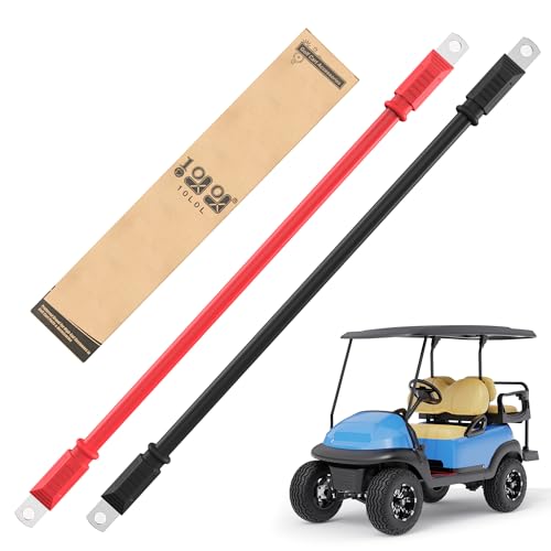 Câble batterie 4 AWG 0,6 m rouge noir pour supprimer les pertes de tension d'un onduleur