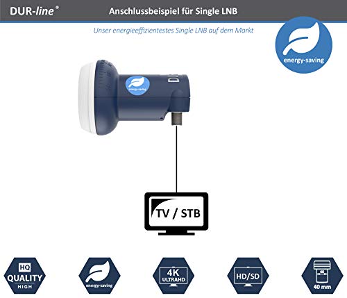 Single LNB Dur-Line Blue ECO für 1 Teilnehmer