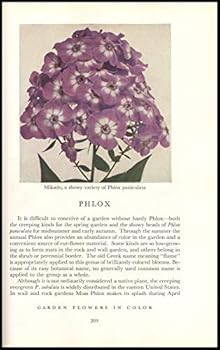 Hardcover Garden flowers in color, Book