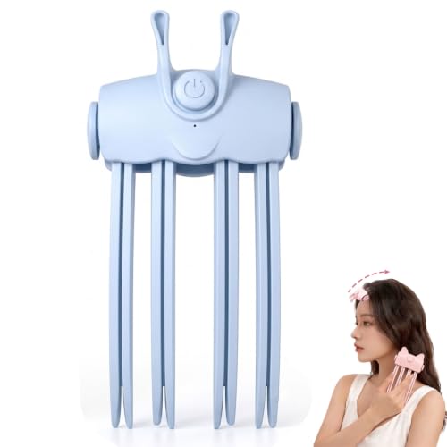 Wireless Heated Volumizing Root Lift Clip for Flat Hair, Fast Styler (Blue)