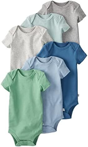 little planet by carter's unisex-baby 6-pack Organic Cotton Short...