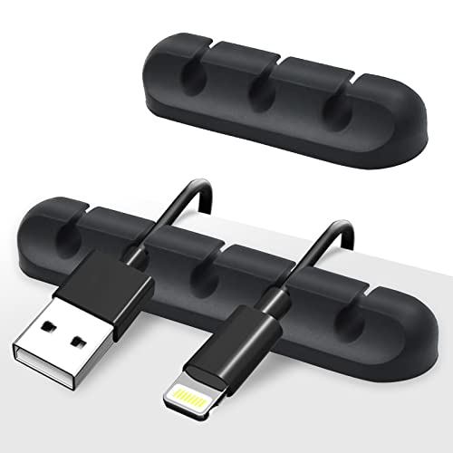 Ammon Cable Clips Cord Organizer For Desk Cable Management Wire Holder System Adhesive Cord Clips Management Charger Wire Holder Clips For Car Office And Home #TOP21