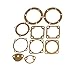 Tyrigion Engine Cylinder Head Gasket Set for Volkswagen Beetle Base Sedan 2-Door Ghia Thing Squareback Fastback bug 1300cc-1600cc engine 1963-1979 111198007AF FS3574