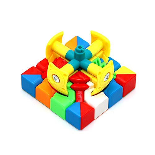 Image of D ETERNAL MoYu MFJS MeiLong 4 Cube 4x4 High Speed Stickerless Cube Puzzle Game Toy for Kids Boys & Girls