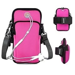 7-Pink with Crossbody Strap&Hook