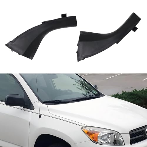 GSRECY Front Windshield Wiper Side Cowl Extension Cover Trim Panel Fits for 2006-2012 Toyota RAV4