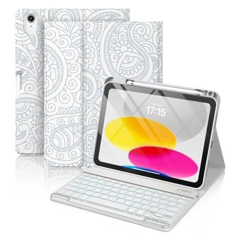 Hamile iPad 10th Gen Keyboard Case Cover