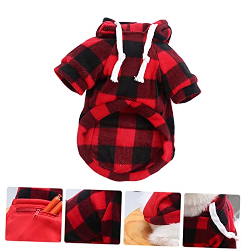 Mipcase 1Pc Pet Casaco Cachorrinho Camisola Decoração Ao Ar Livre Para Cachorro Roupa De Natal Pet D