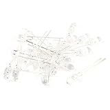 Peso: 7g sourcing map 20 Piezas Transparente 5mm Cabeza Fotodiodo Fotosensible Luz Sensible Diodo