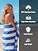 Utopia Towels 4 Pack Cabana Stripe Beach Towel, 30 by 60 Inches, Oversized 100% Ringspun Cotton Pool Towels, Highly Absorbent Bath Towels for Beach