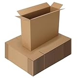 CRUGLA 40 Packs 12x9x4 Shipping Boxes for Small Business, Corrugated Cardboard Boxes Bulk for Shipping Packing Mailing