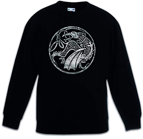 Sweat celte enfant de qualité supérieure coupe confortable noire