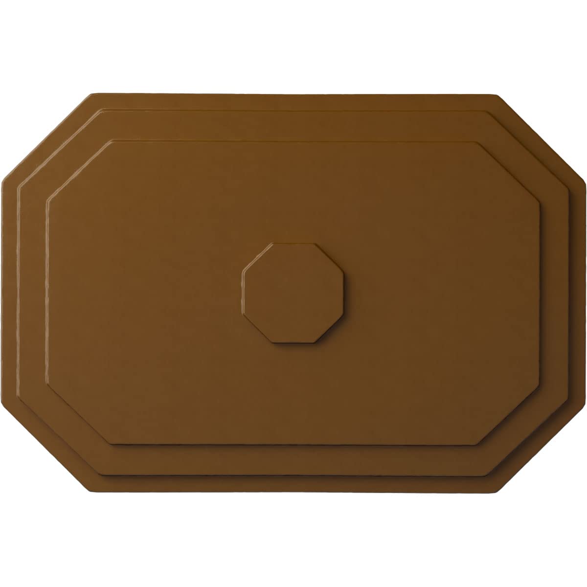 Ekena Millwork CM25FESTF 25-1/4" x 17-1/4" x 1-3/4" Felix Ceiling Medallion, Smokey Topaz