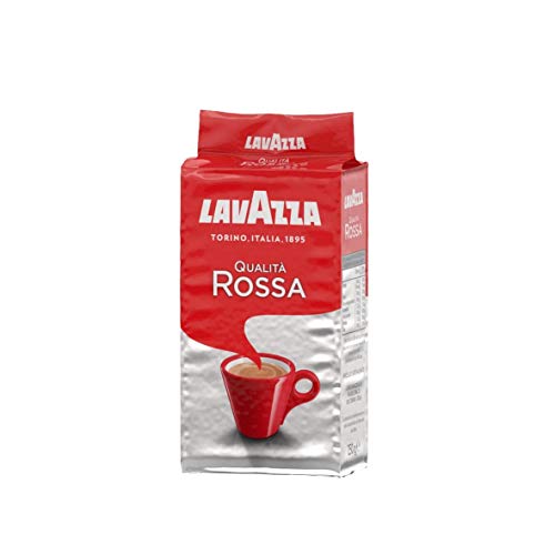 Lavazza Café Molido Espresso Qualità Rossa, Paquete de 4 x 250 g (Total 1 kg) - Imagen 4