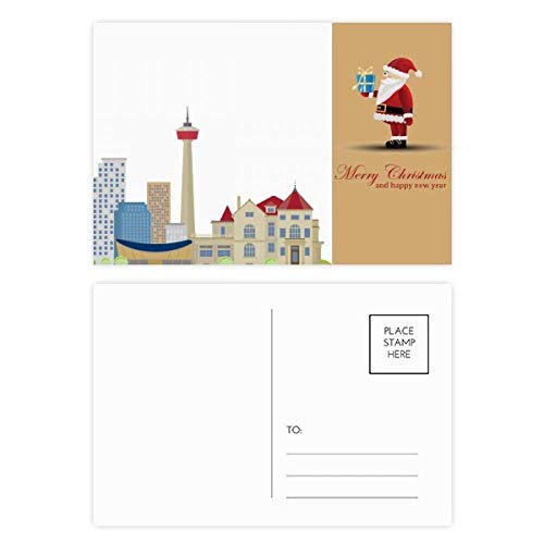 Cartes postales Canada et Père Noël de qualité supérieure | Lot de 20 pour ne jamais manquer de vœux
