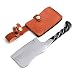 Old Ram Railroad Spike High Carbon Steel Blade Fix Blade Knife with Leather Carrying Case. (5049)