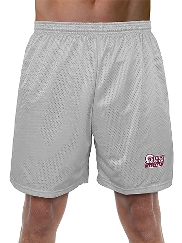 University of Arkansas at Little Rock Primary Shorts 7" Inseam, Silver, XL