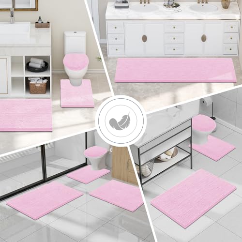 Smiry Bathroom Rugs 36X24, Luxury Chenille Extra Soft Absorbent Bath Mat by Smiry - Used condition - Image 7